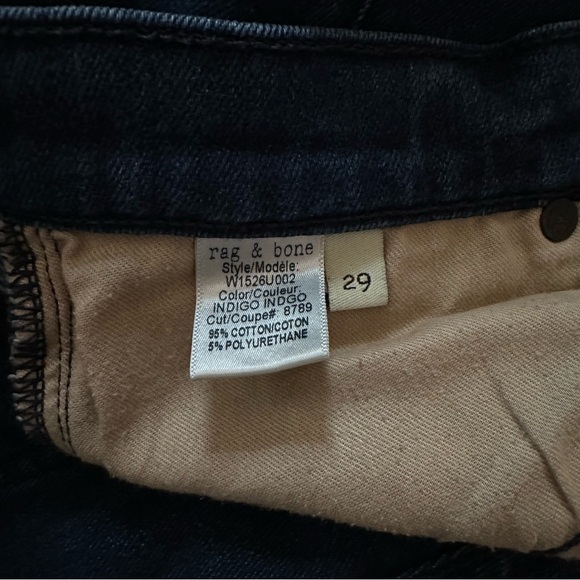 rag & bone Indigo Capri Denim Jean Size 29 - Picture 8 of 9